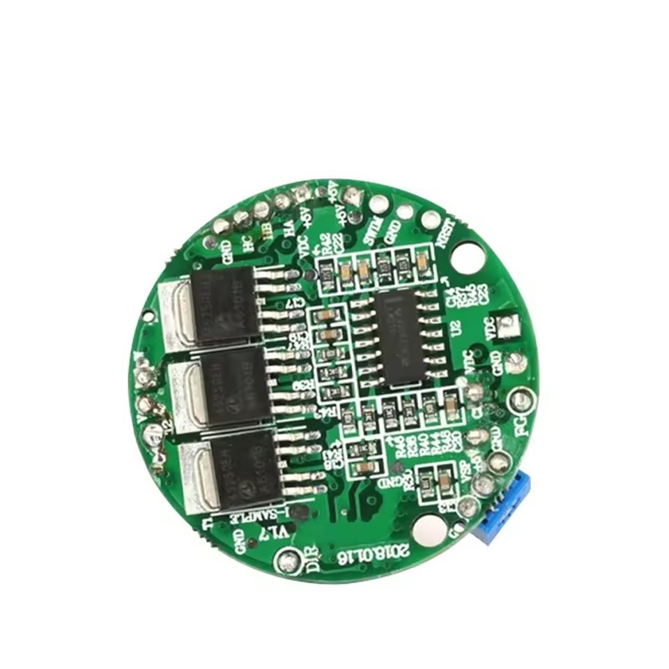 OEM And ODM PCBA Service For Circular Brushless DC Motor Drivers Board With PWM Frequencies Of 1-20KHZ