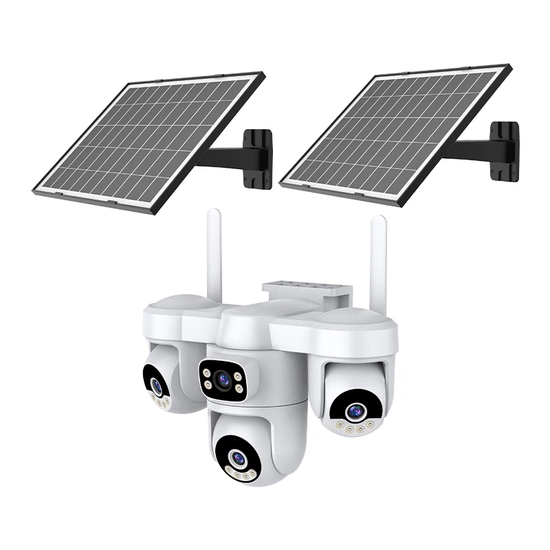 Quad-Lens 4G AI Solar Camera